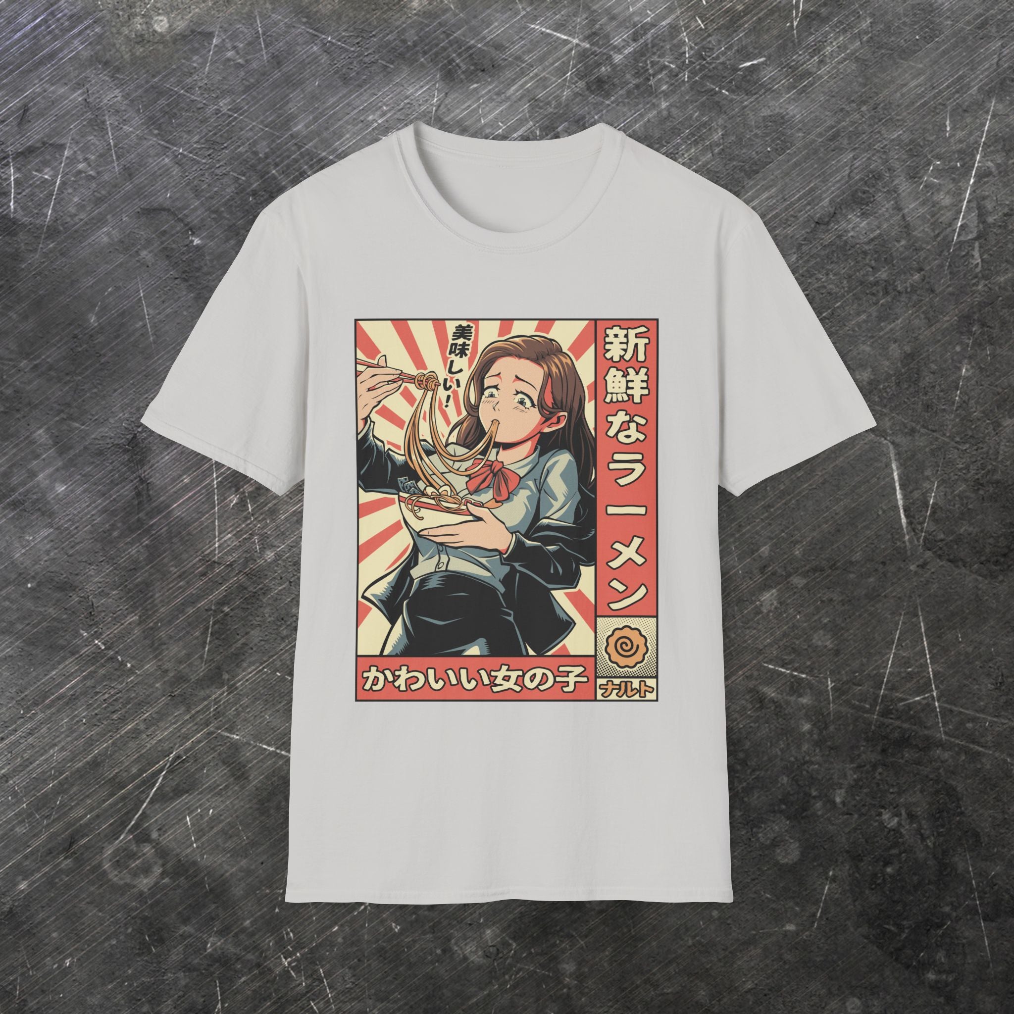 Kawaii Girl Ramen (Front T-Shirt)