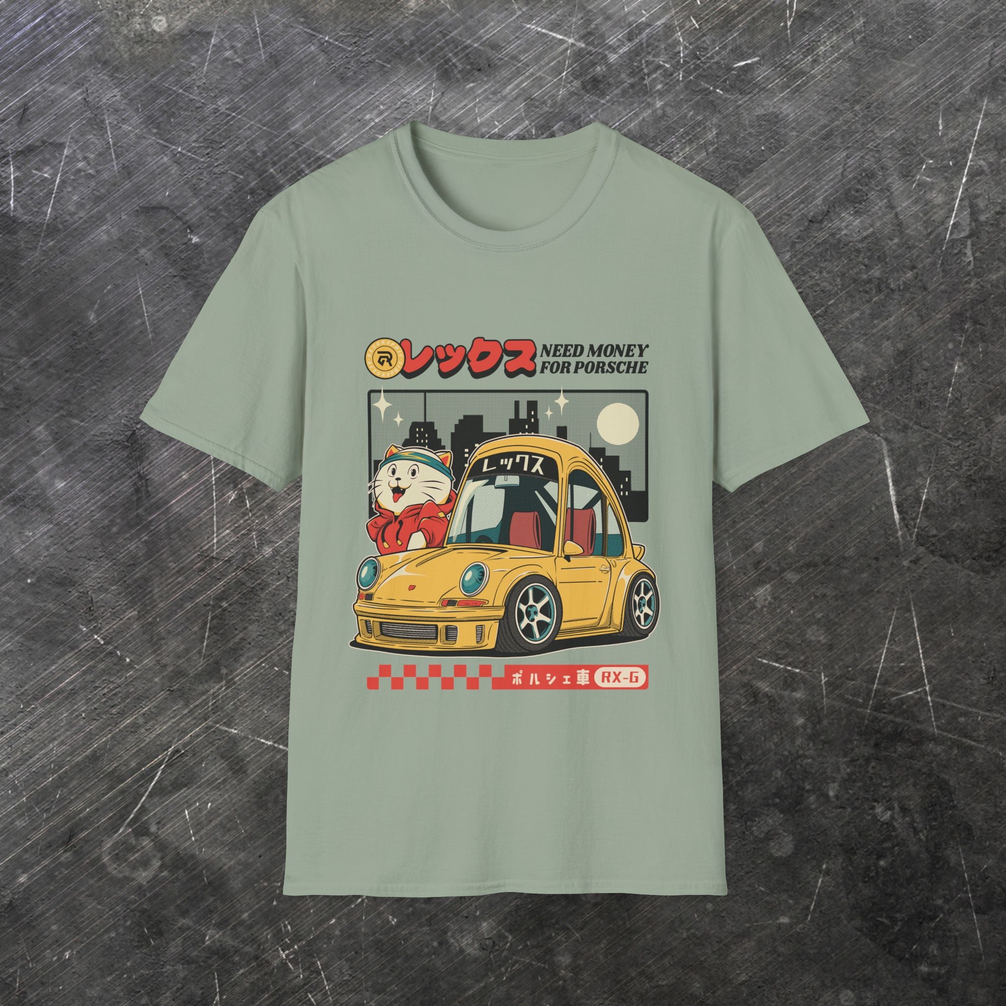 Neko Porsche (Front T-Shirt)