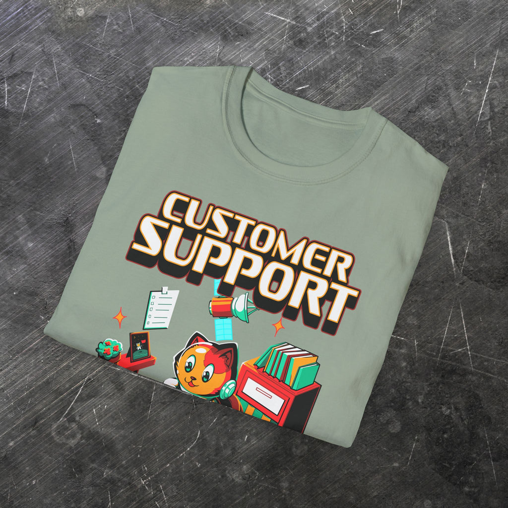 Customer Support Neko (Front Tshirt)