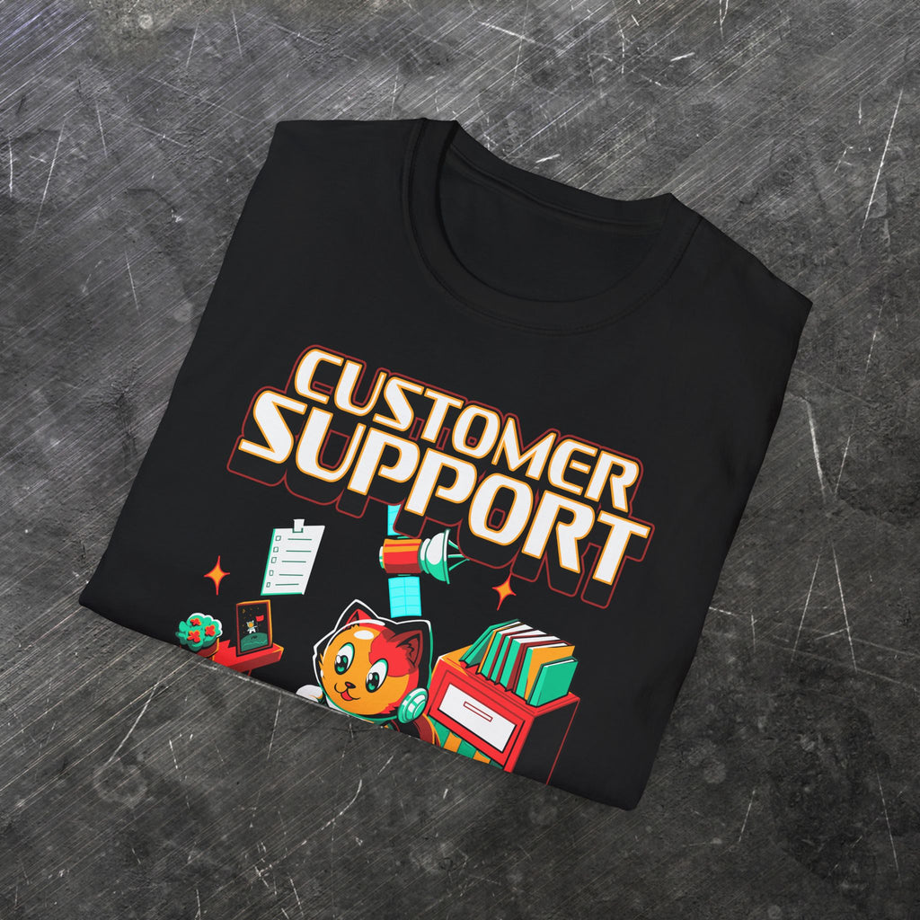 Customer Support Neko (Front Tshirt)