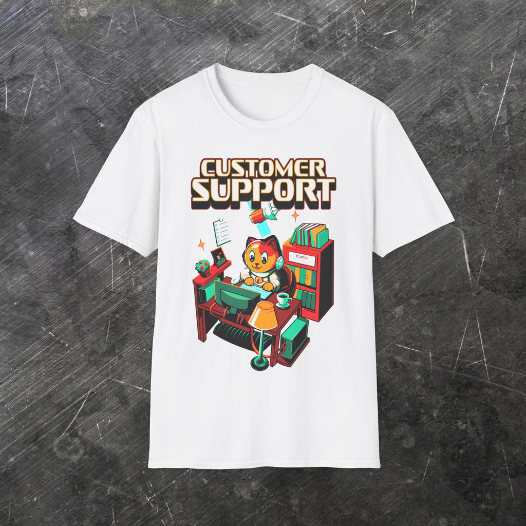 Customer Support Neko (Front Tshirt)