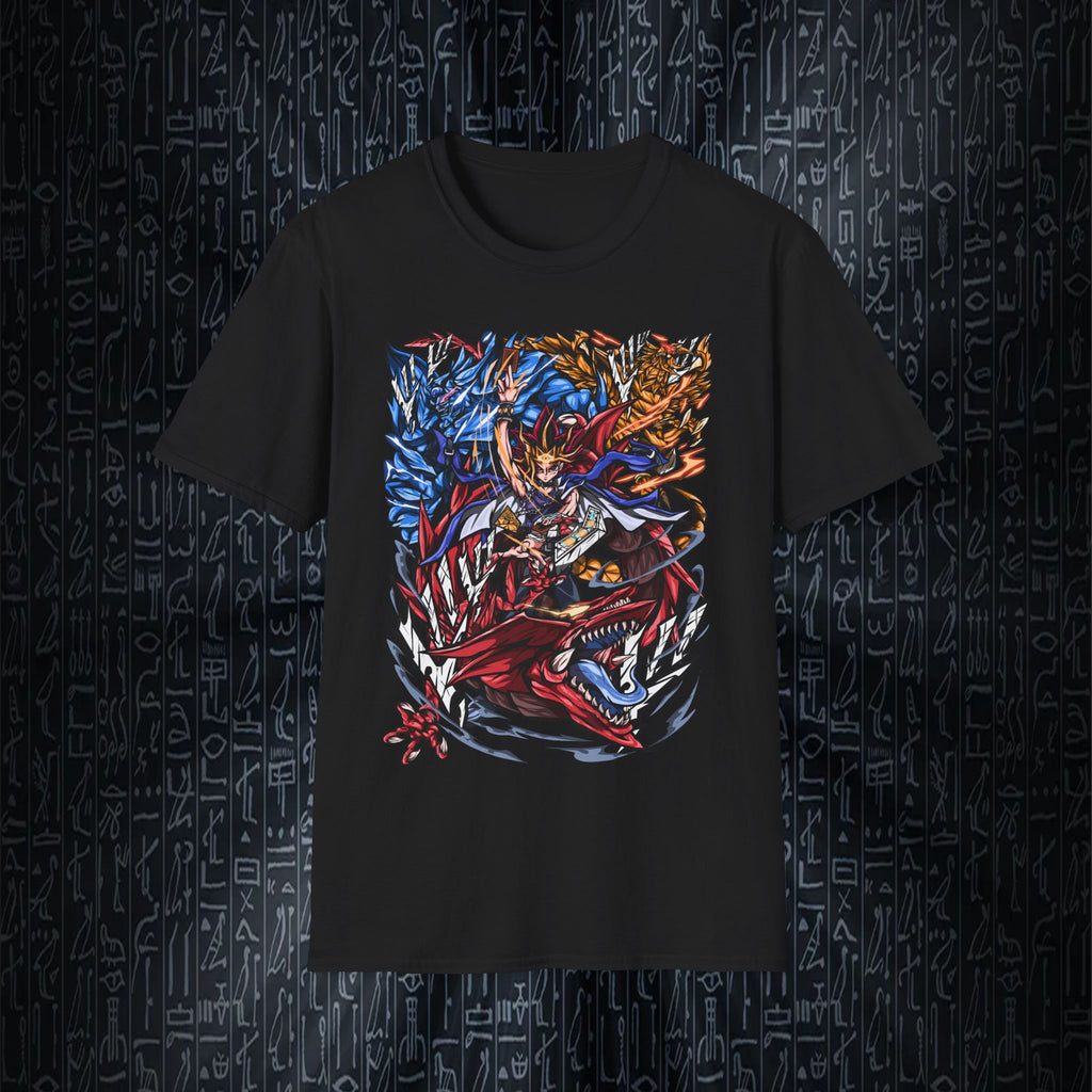 Yu Gi Oh - Yugi & Egyptian Gods T-shirt (Front Only)