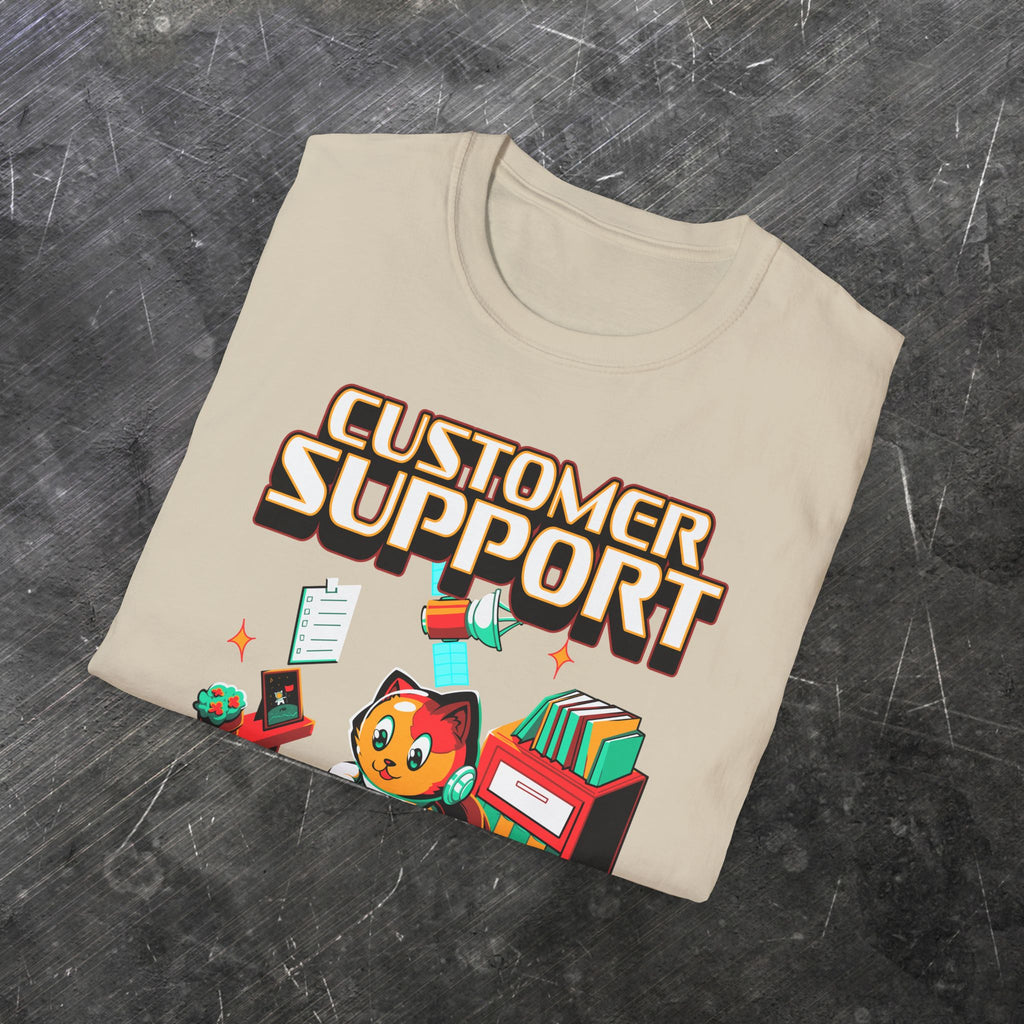 Customer Support Neko (Front Tshirt)