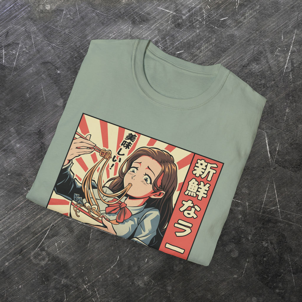 Kawaii Girl Ramen (Front T-Shirt)