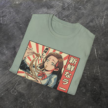 Load image into Gallery viewer, Kawaii Girl Ramen (Front T-Shirt)