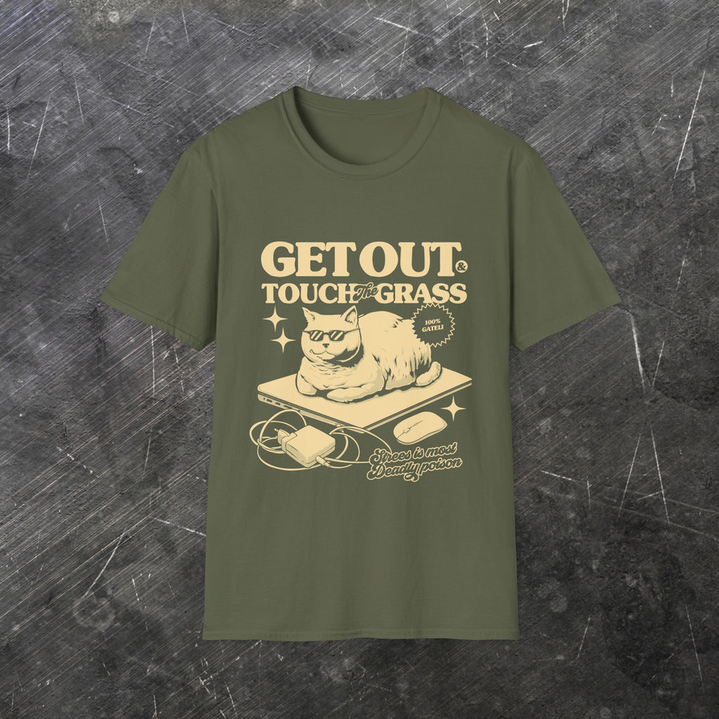 Touch Grass (Front T-Shirt)