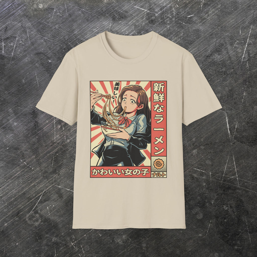 Kawaii Girl Ramen (Front T-Shirt)