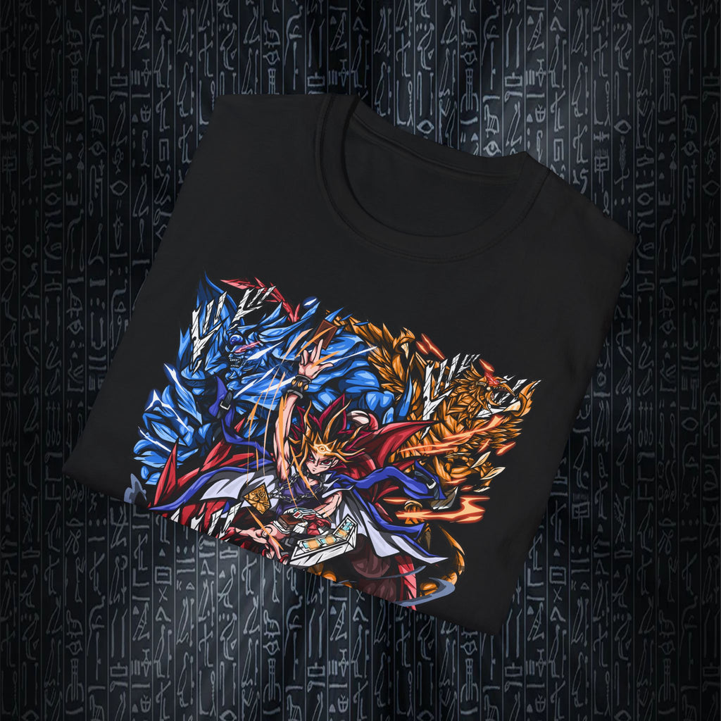 Yu Gi Oh - Yugi & Egyptian Gods T-shirt (Front Only)