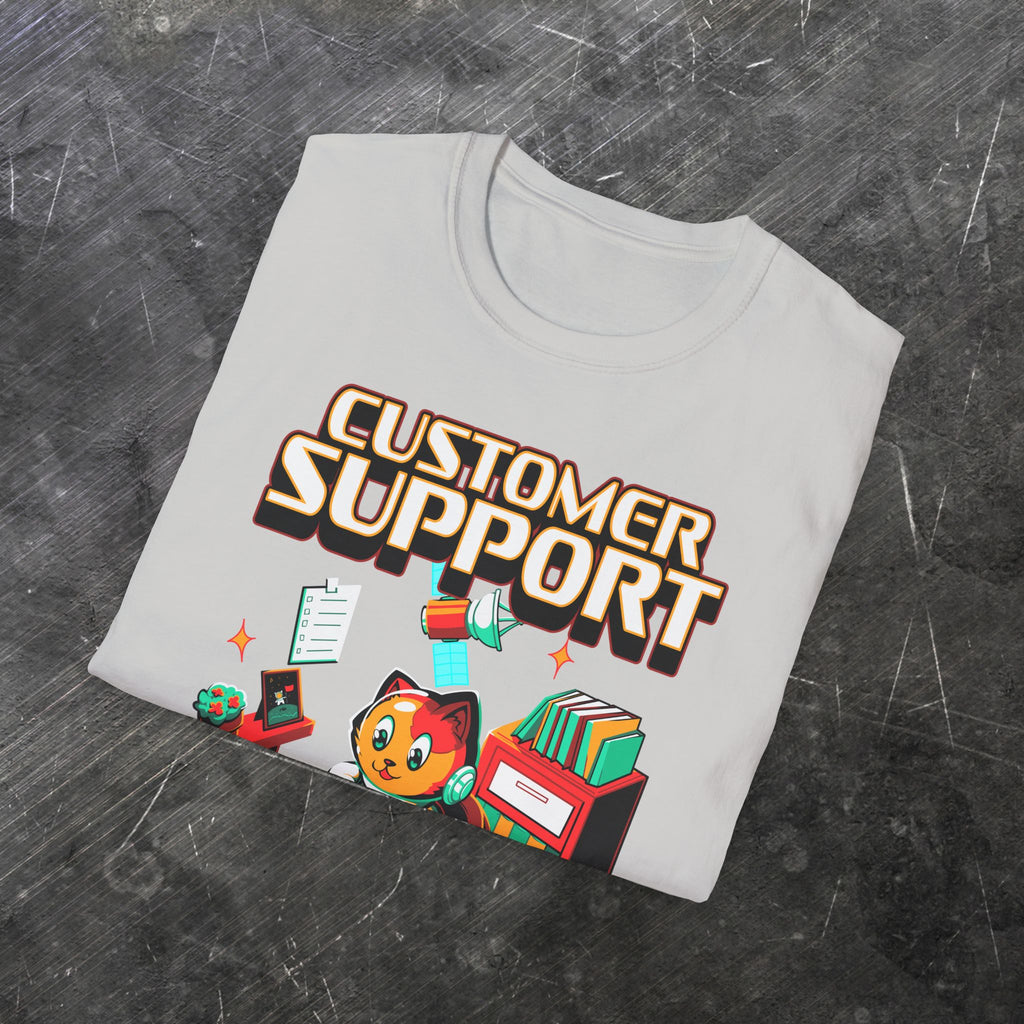 Customer Support Neko (Front Tshirt)