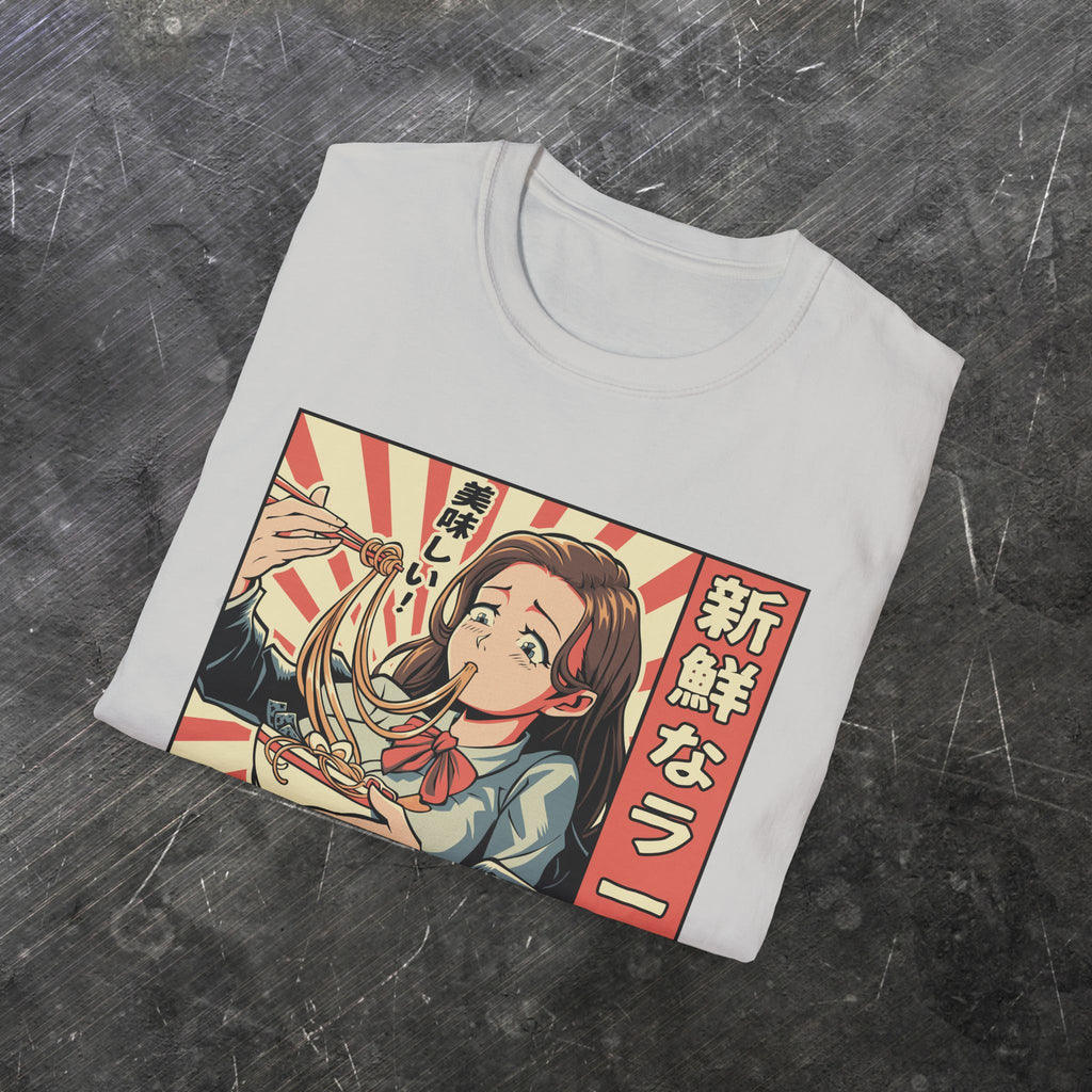 Kawaii Girl Ramen (Front T-Shirt)