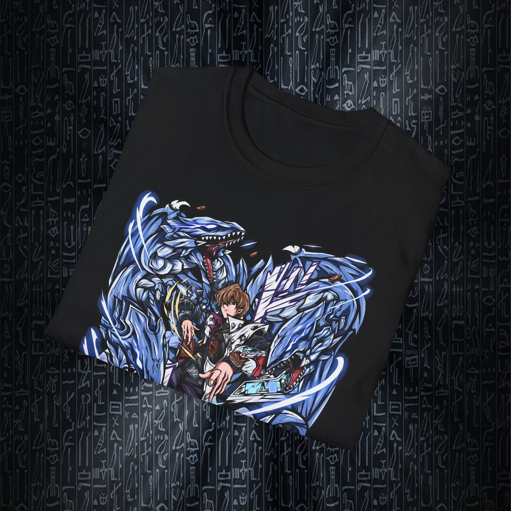 Yu Gi Oh - Seto Kaiba/Blue Eyes Ultimate Dragon T-shirt (Front Only)