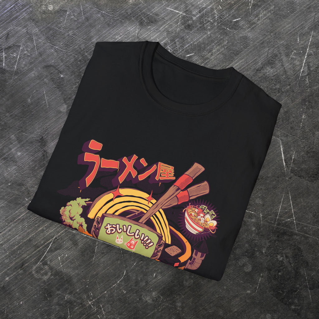 Neko Ramen Shop  (Front T-Shirt)