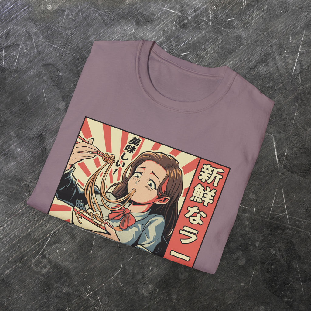 Kawaii Girl Ramen (Front T-Shirt)