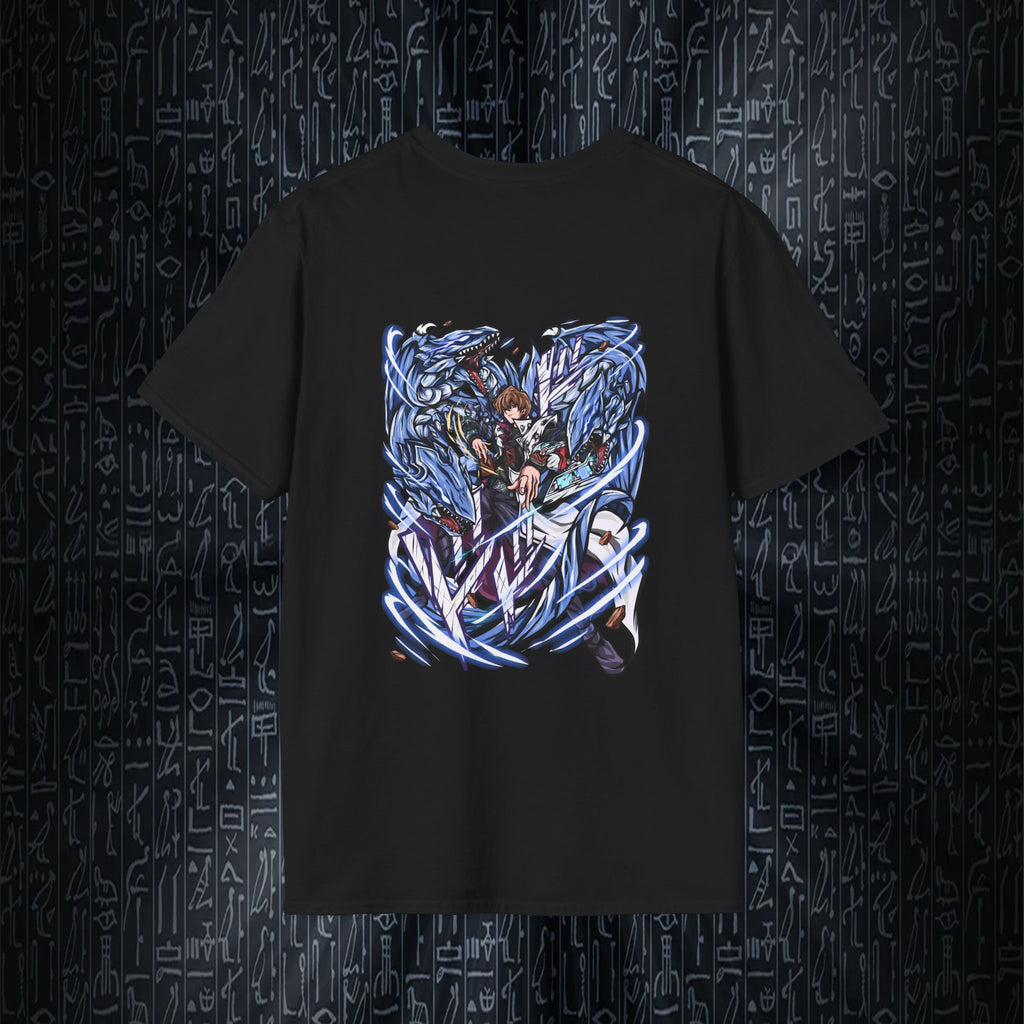 Yu Gi Oh - Seto Kaiba/Blue Eyes Ultimate Dragon T-shirt (Front & Back)