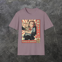 Load image into Gallery viewer, Kawaii Girl Ramen (Front T-Shirt)