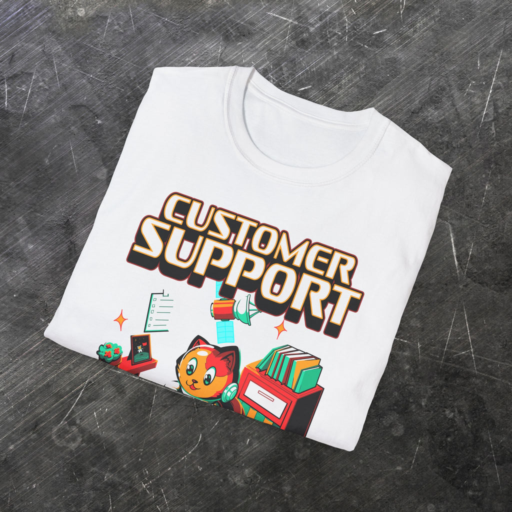 Customer Support Neko (Front Tshirt)