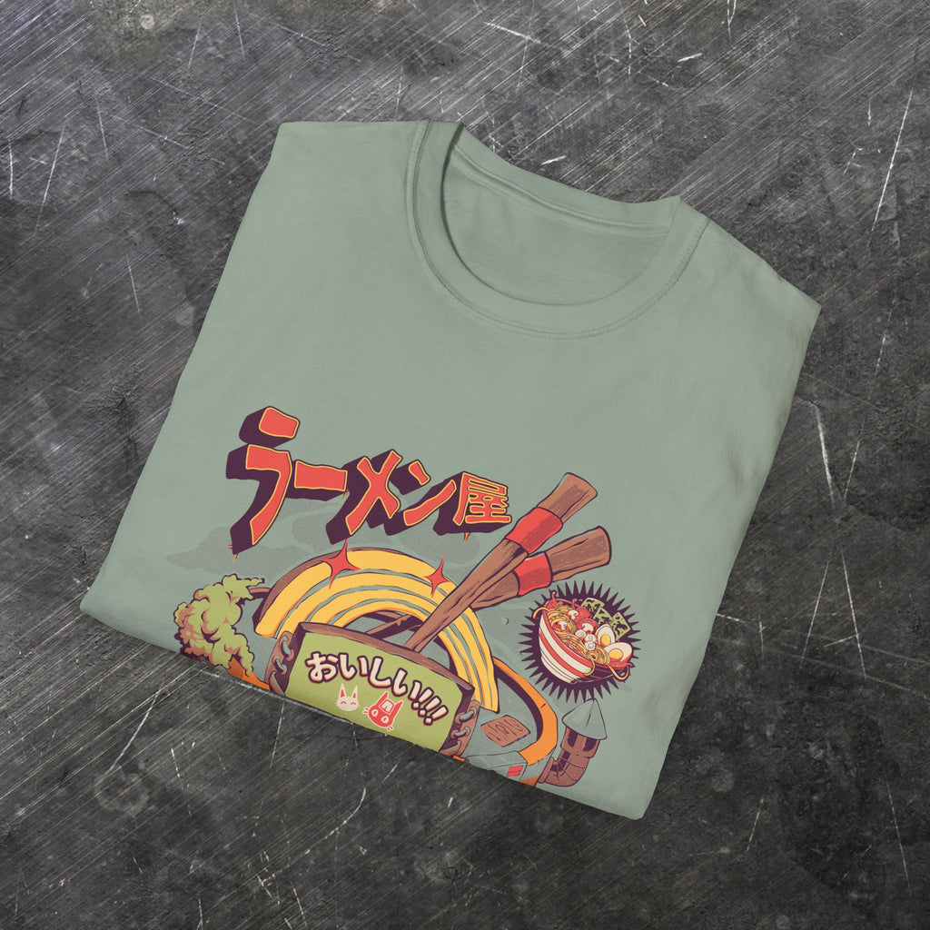 Neko Ramen Shop  (Front T-Shirt)