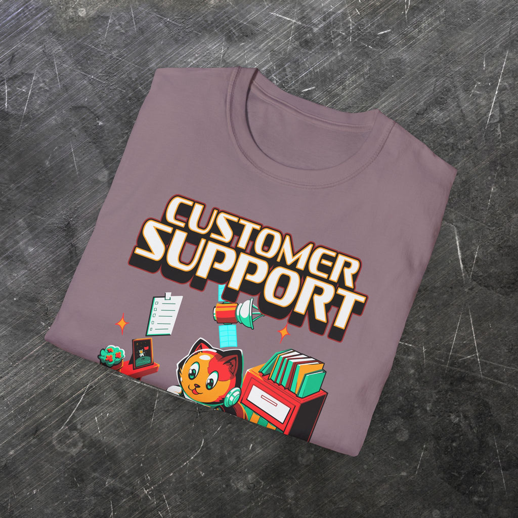 Customer Support Neko (Front Tshirt)