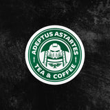 Space Marine Starbucks Parody (Adeptus Astartes) Sticker