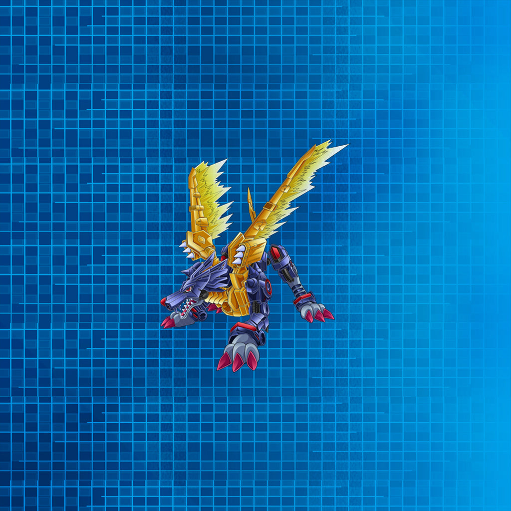 Amplified Metal Garurumon Sticker