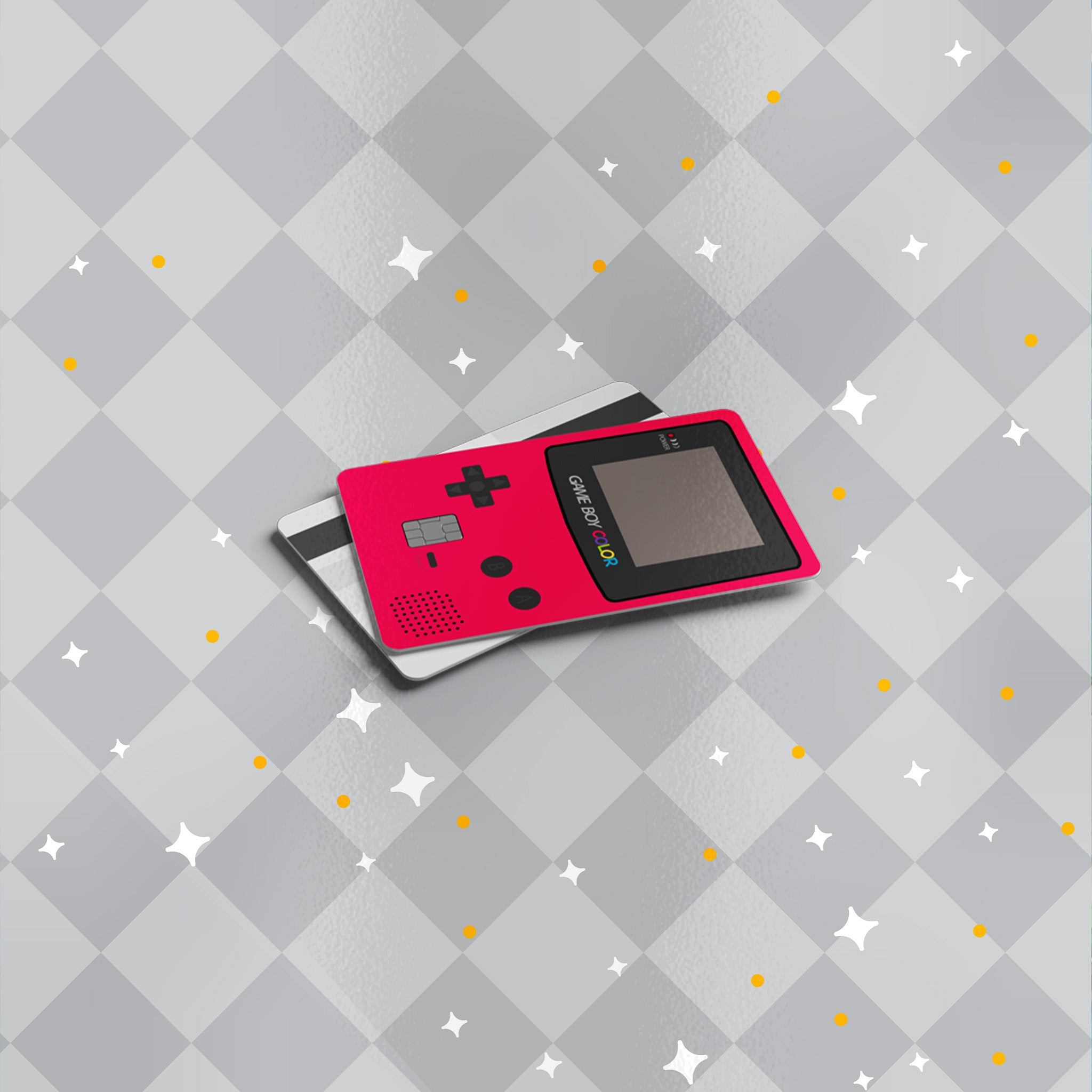 Game Boy Color (Red) Card Skin