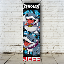 Load image into Gallery viewer, Jeff The Land Shark Vertical Poster