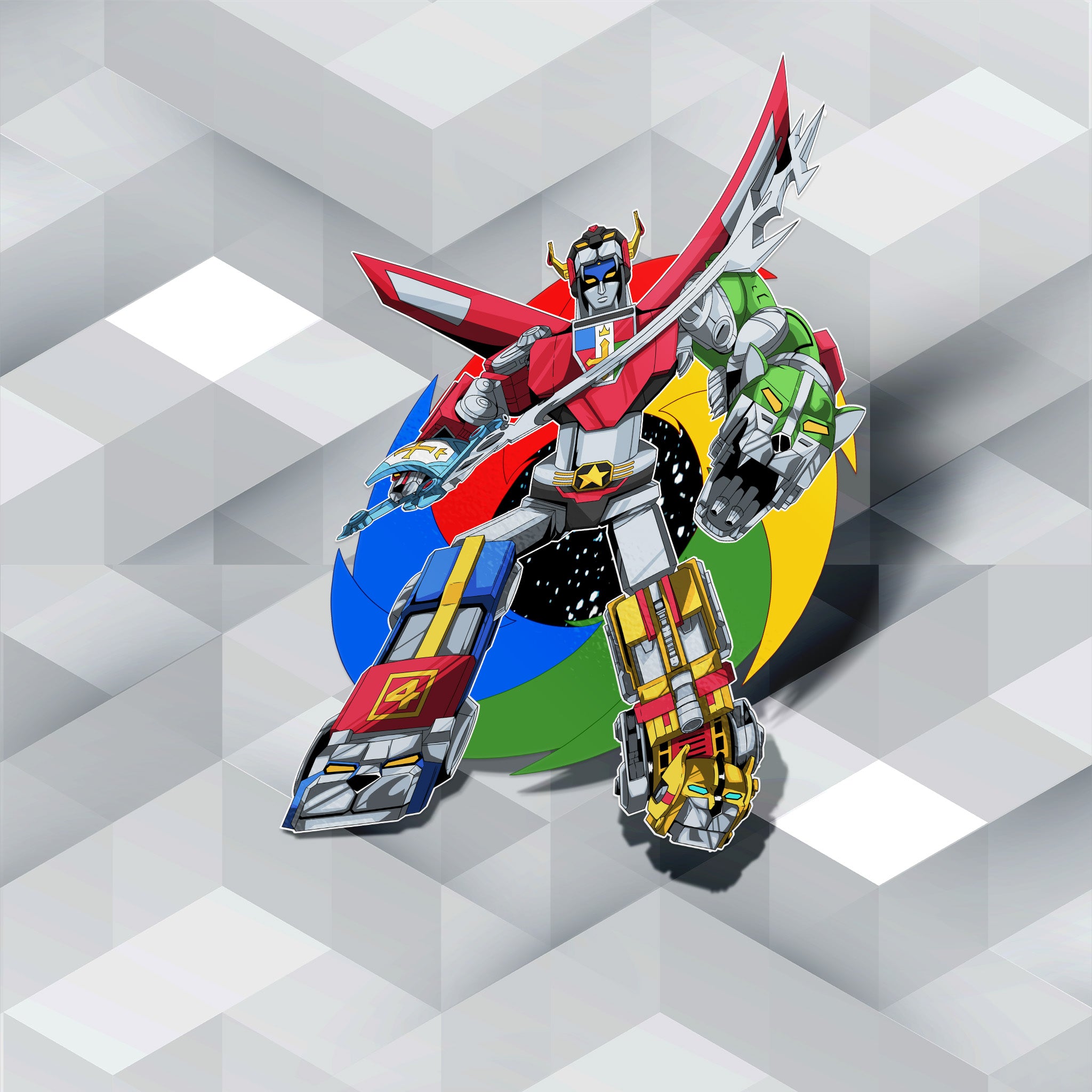 Voltron Sticker